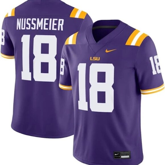 Other - Mens Youths  Kids Garrett Nussmeier Vapor Purple Stitched Jersey